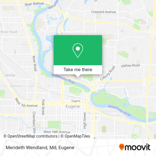 Merideth Wendland, Md map