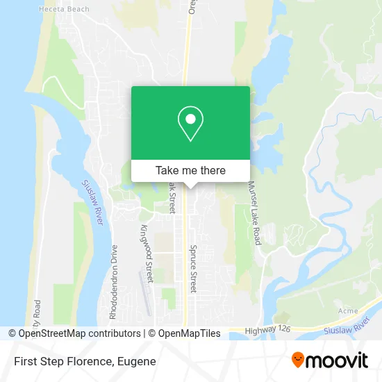 First Step Florence map