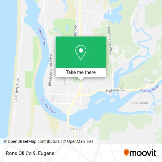 Rons Oil Co 9 map