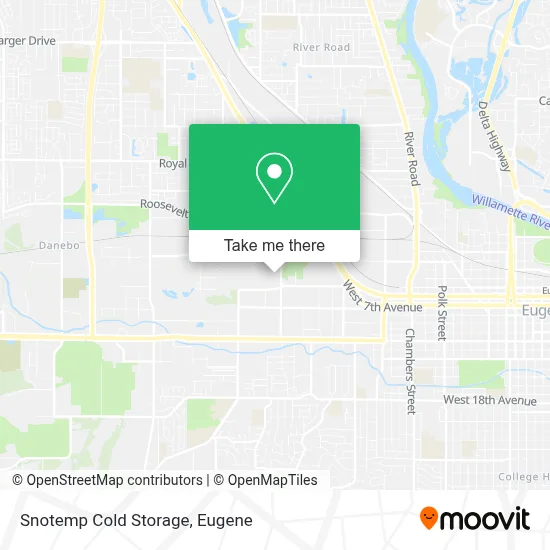 Snotemp Cold Storage map