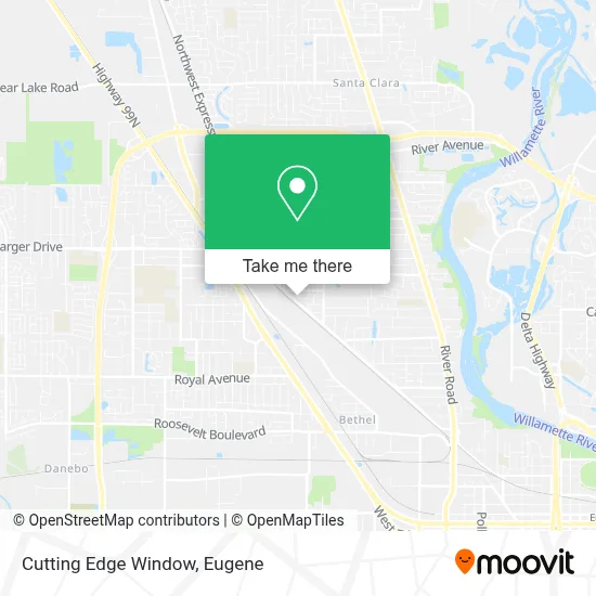 Cutting Edge Window map