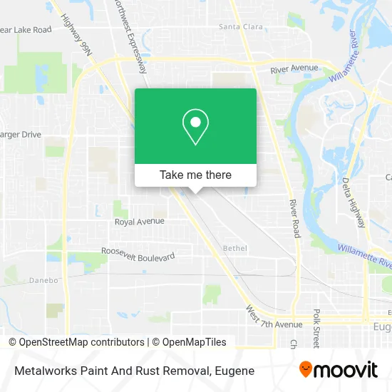Metalworks Paint And Rust Removal map