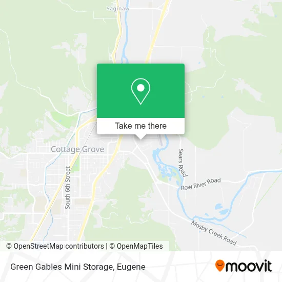 Green Gables Mini Storage map