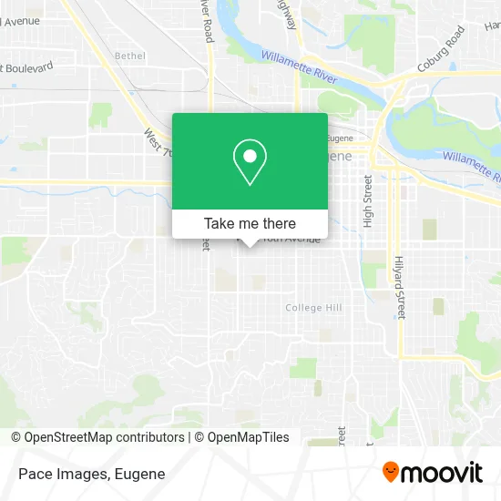 Pace Images map