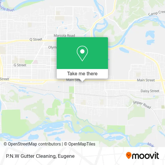 P.N.W Gutter Cleaning map