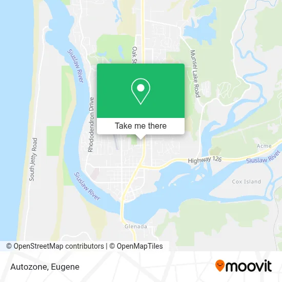 Autozone map