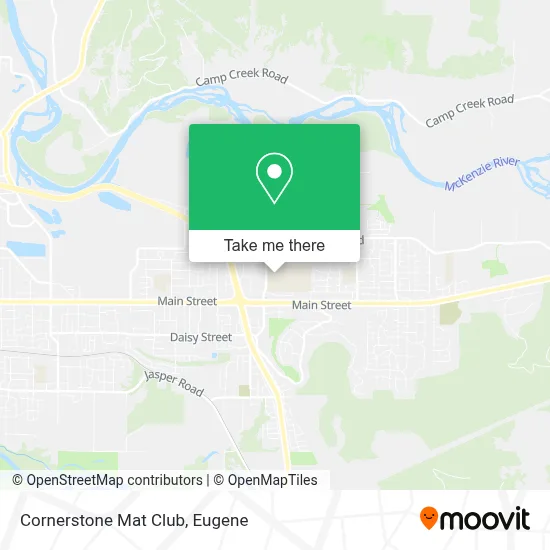 Cornerstone Mat Club map