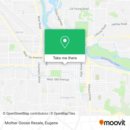 Mother Goose Resale map