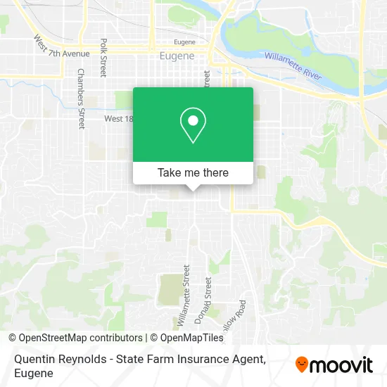Quentin Reynolds - State Farm Insurance Agent map
