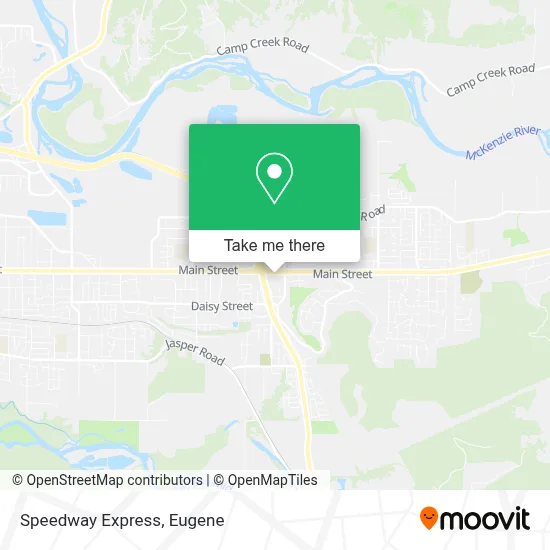 Speedway Express map