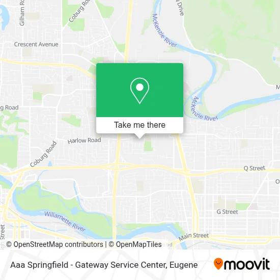 Aaa Springfield - Gateway Service Center map