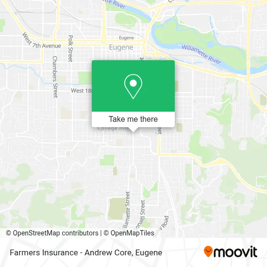 Farmers Insurance - Andrew Core map