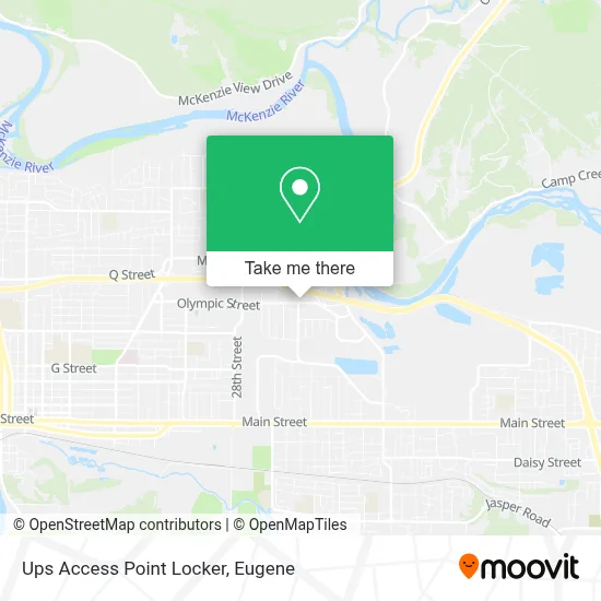Ups Access Point Locker map