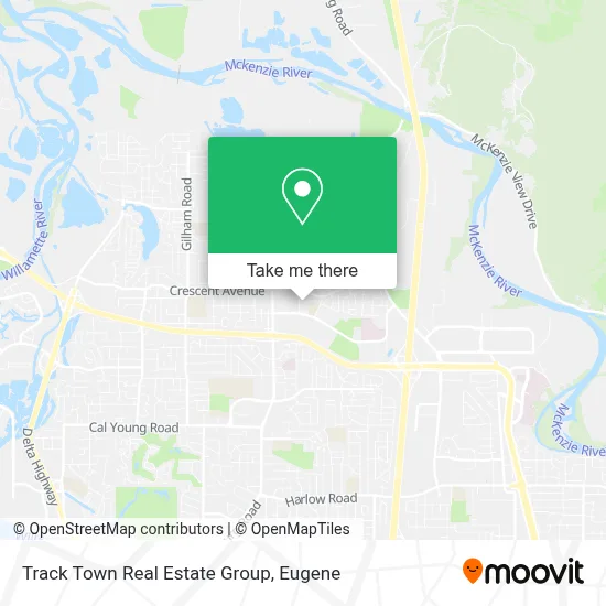 Track Town Real Estate Group map