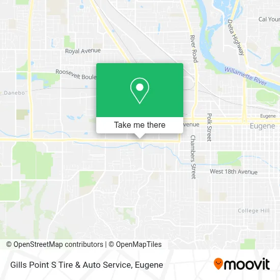 Gills Point S Tire & Auto Service map