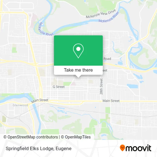 Springfield Elks Lodge map