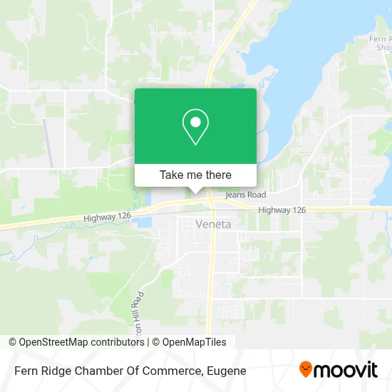 Fern Ridge Chamber Of Commerce map