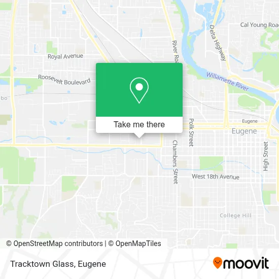 Tracktown Glass map