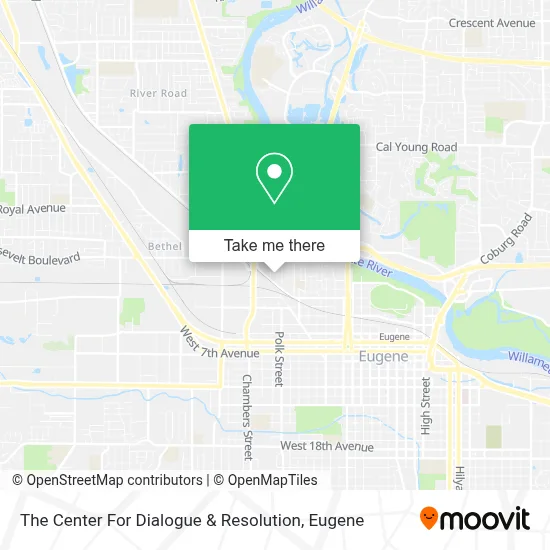 The Center For Dialogue & Resolution map