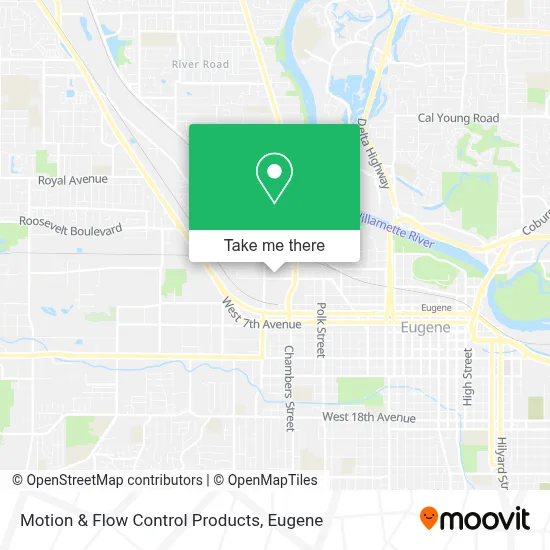 Motion & Flow Control Products map