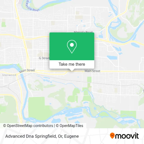Advanced Dna Springfield, Or map
