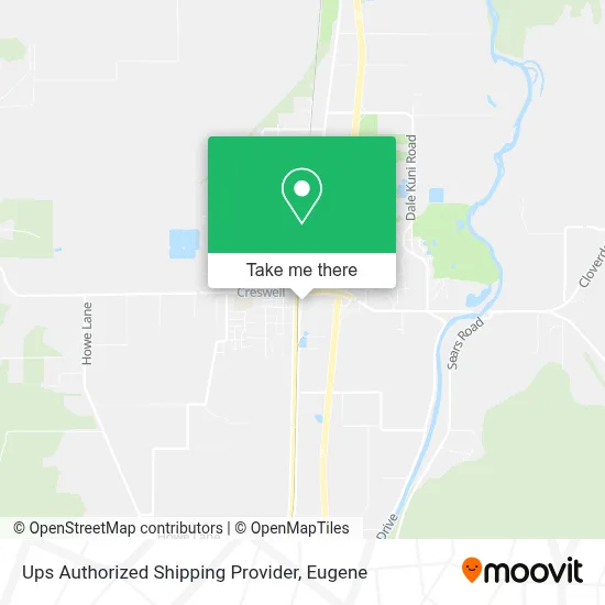 Ups Authorized Shipping Provider map