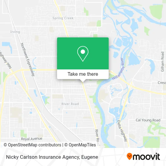 Nicky Carlson Insurance Agency map