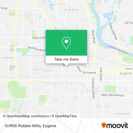 Griffith Rubber Mills map