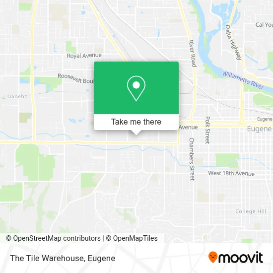 The Tile Warehouse map