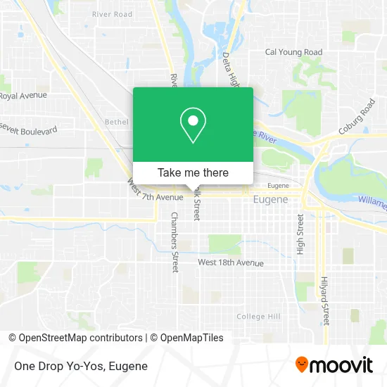 One Drop Yo-Yos map