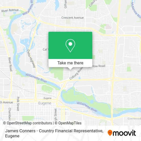 James Conners - Country Financial Representative map