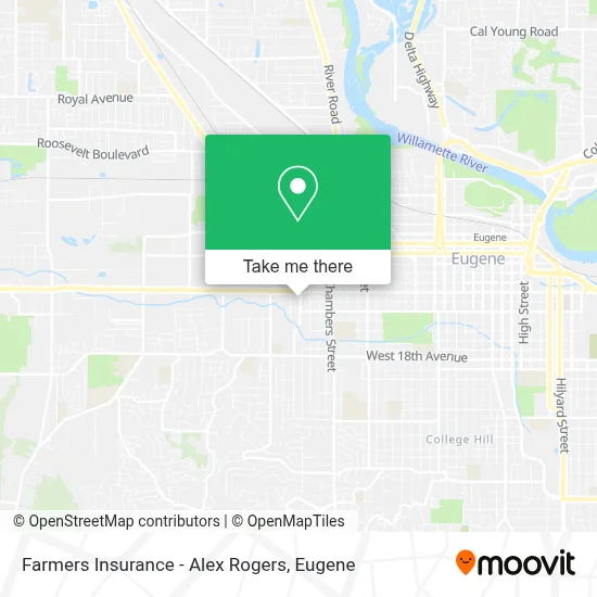 Farmers Insurance - Alex Rogers map
