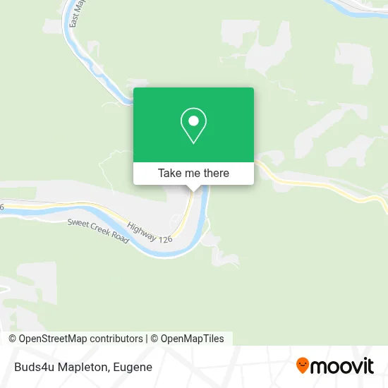 Buds4u Mapleton map