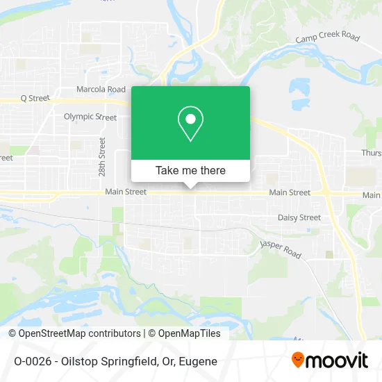 O-0026 - Oilstop Springfield, Or map