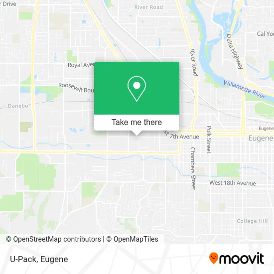 U-Pack map
