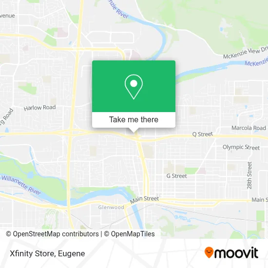 Xfinity Store map
