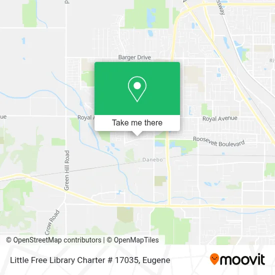 Little Free Library Charter # 17035 map