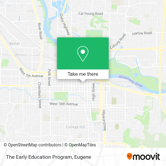 The Early Education Program map