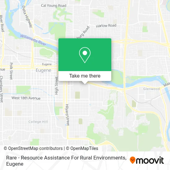 Rare - Resource Assistance For Rural Environments map