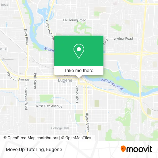 Move Up Tutoring map