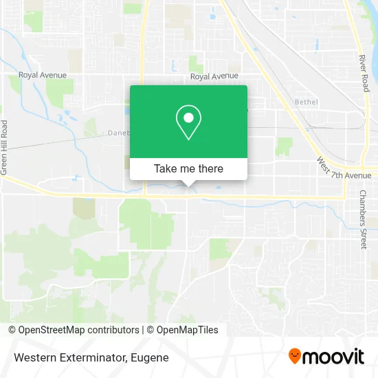 Western Exterminator map