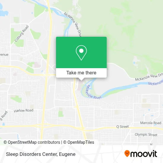 Sleep Disorders Center map