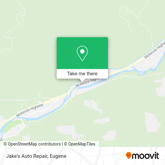 Jake's Auto Repair map