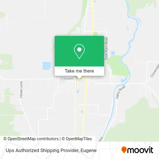 Ups Authorized Shipping Provider map