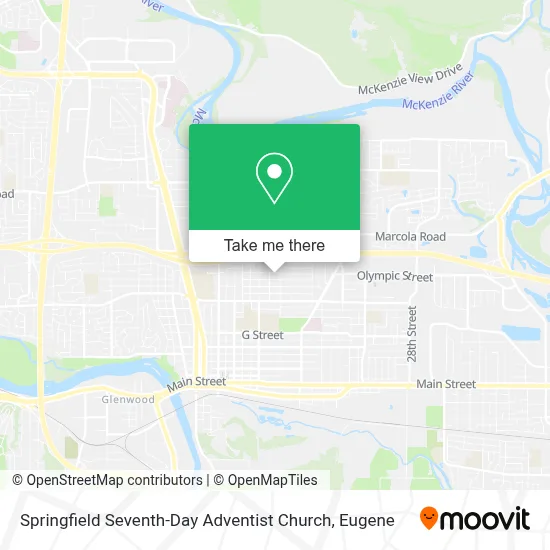 Springfield Seventh-Day Adventist Church map