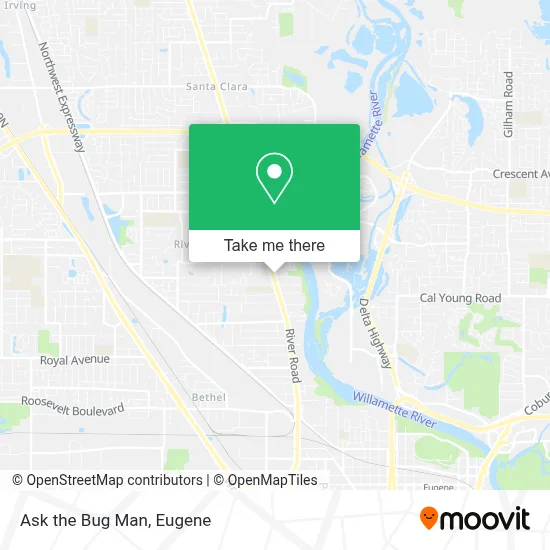 Ask the Bug Man map