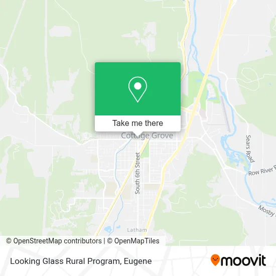 Looking Glass Rural Program map