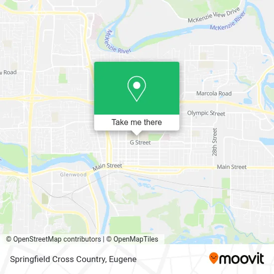 Springfield Cross Country map