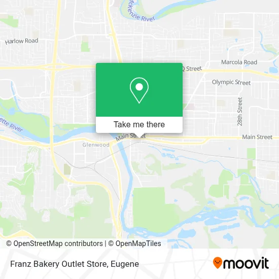 Franz Bakery Outlet Store map