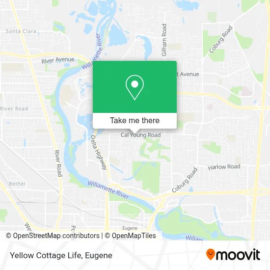 Yellow Cottage Life map